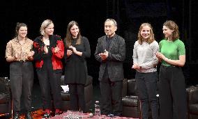 Japanese novelist Haruki Murakami in Paris