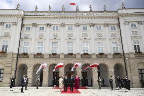 Japan's crown prince in Warsaw