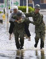 Powerful Typhoon in Japan