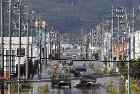 Powerful Typhoon in Japan