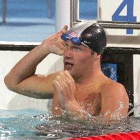 Hansen set Olympic record in men's 100-meter breaststroke