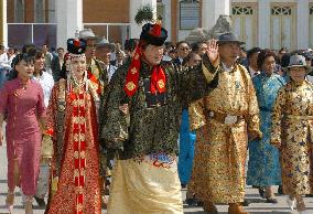 (3)Yokozuna Asashoryu holds wedding ceremony in Mongolia