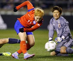 Soccer: Japan in danger of missing out on Rio after draw with S. Korea