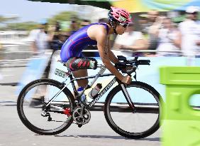 Japan's Hata finishes 6th in PT2 triathlon