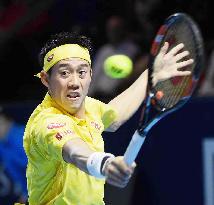 Tennis: Nishikori advances to Swiss Indoors final