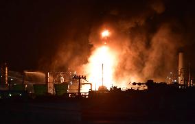 CORRECTED: Fire at oil refinery in western Japan