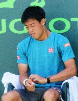Tennis: Nishikori to sit out rest of season with ruptured wrist tendon