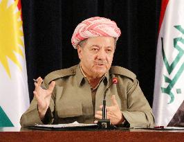 Iraqi Kurdish leader hails "yes" vote in independence referendum