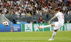 Football: Croatia vs England at World Cup