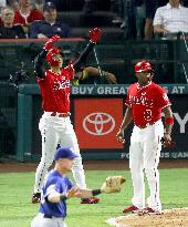 Baseball: Rangers v Angels