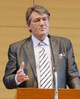 Ukrainian President Yushchenko calls for Japanese investment