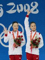 Japan's Suzuki and Harada win bronze in synchronized swimming