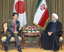 Abe willing to visit Iran, vows to boost economic ties