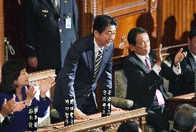 Abe re-elected as Japan PM after election victory