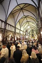 Mass at Oura Catholic Church