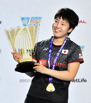 Badminton: Japan's Yamaguchi wins 1st World Super Series Finals title