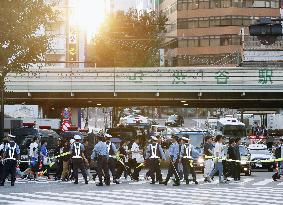 Football: Fans in Tokyo after Japan's World Cup exit