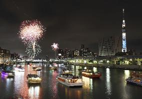 Firework festival in Tokyo