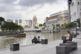 Raffles Place in Singapore
