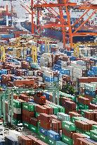 Containers at Port of Tokyo