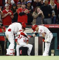 Baseball: Athletics v Angels