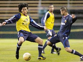 Japan practice ahead of friendly vs U.S.