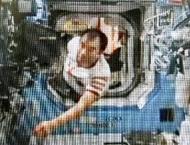 Japanese astronaut installs module on space station