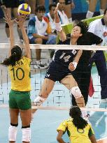 Brazil crushes Japan in women's volleyball