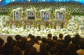 Memorial service held for 4 victims of Mihama reactor accident