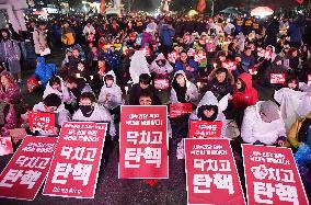 S. Korean parliament introduces motion to impeach Park