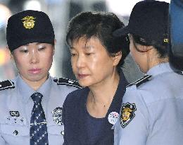 2nd hearing of ousted S. Korean president Park