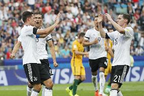 Soccer: Germany edge Australia 3-2 in Confederations Cup