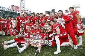 American football: Nihon University team