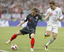Football: Croatia vs England at World Cup