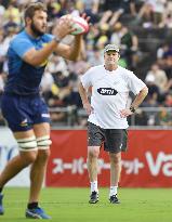 Rugby: S. Africa training for World Cup warm-up vs. Japan