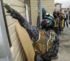 U.S. Marine nuclear response team conducts drill