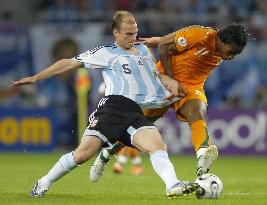 Argentina vs Ivory Coast in World Cup