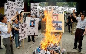 Death of S. Korean hostage mourned