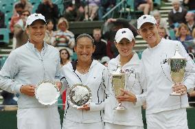 Sugiyama, Huber beaten in doubles final in Wimbledon