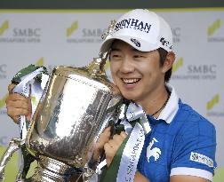 Golf: S. Korea's Song wins Japan Tour season opener