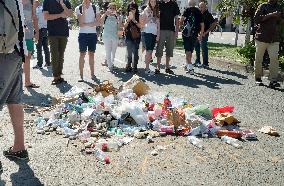 Garbage pile in Nice