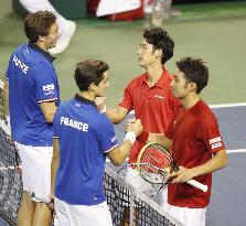 Tennis: Herbert-Mahut pair complete Davis Cup win for France over Japan