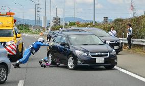 Scenes of Japan's Disaster Prevention Day