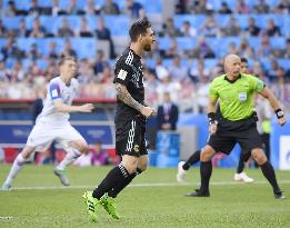 Football: Argentina vs Iceland at World Cup