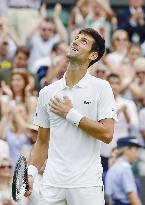 Tennis: Djokovic at Wimbledon