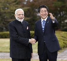 Japan-India PM talks