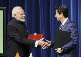 Japan-India PM talks