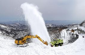Snow clearing in Hokkaido