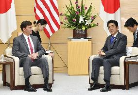 Pentagon chief Esper in Japan