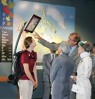 Emperor, empress visit Aichi Expo